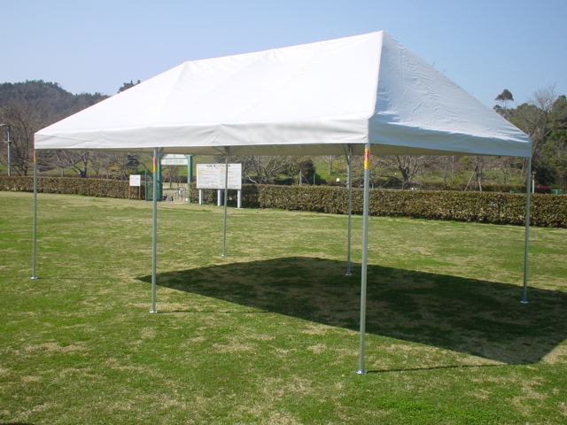 ワンタッチひろびろ空間寄棟テント